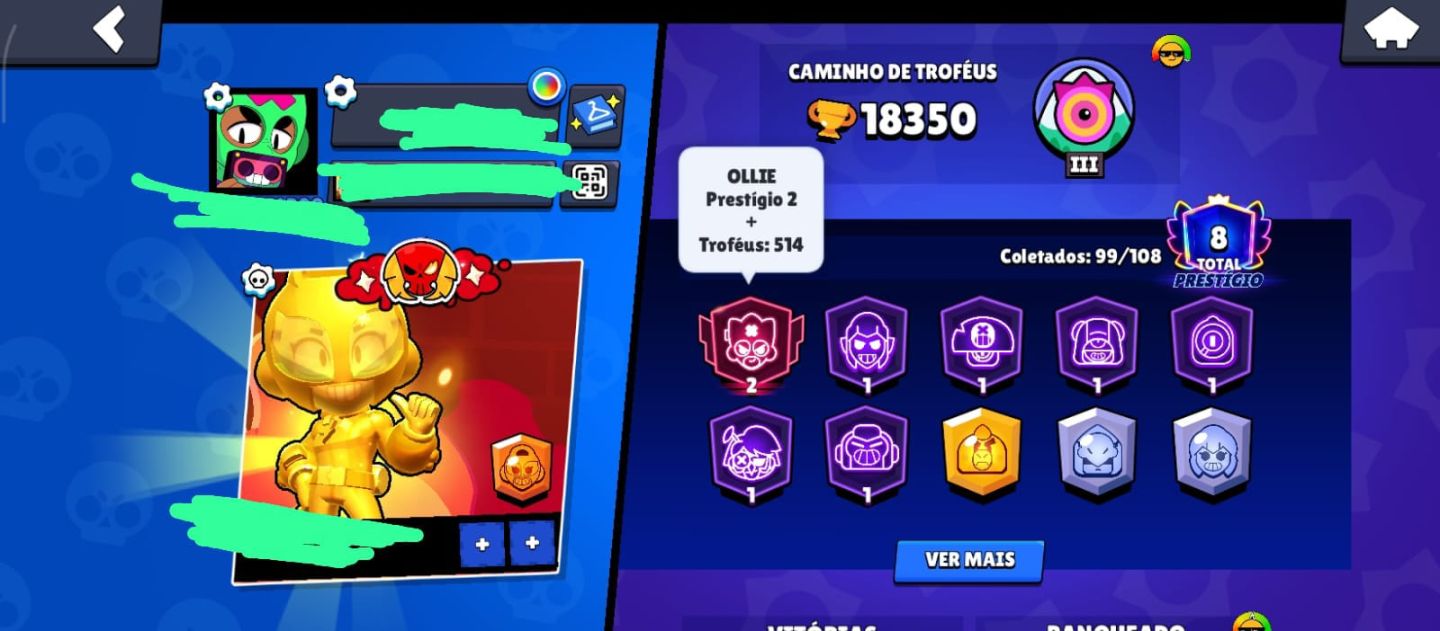 Conta de Brawl+Clash Royale