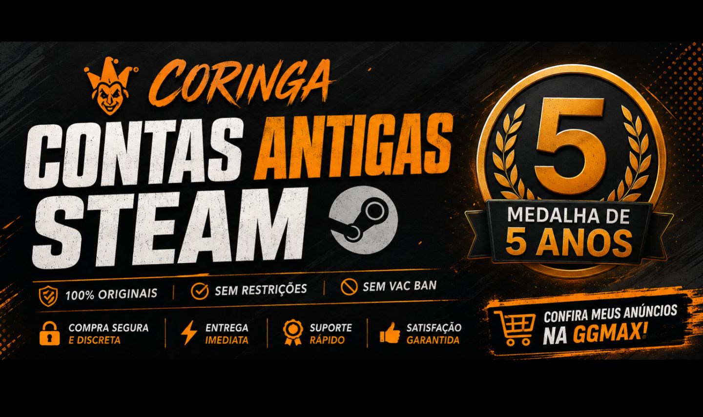 [MENOR PREÇO] CONTAS ANTIGAS MEDALHA DE 5 ANOS CS2