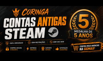 [MENOR PREÇO] CONTAS ANTIGAS MEDALHA DE 5 ANOS CS2