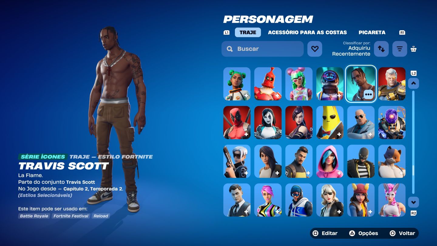 Conta OG Fortnite, Salve o Mundo fundador, pode acessar em todas as plataformas.