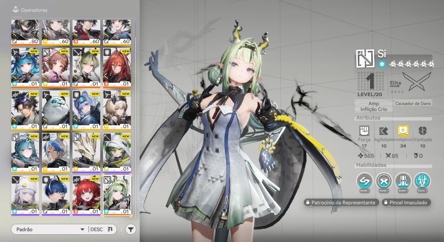 [Conta] Arknights: Endfield - Si + Arma Assinatura x2 + 105.000 Ourubis