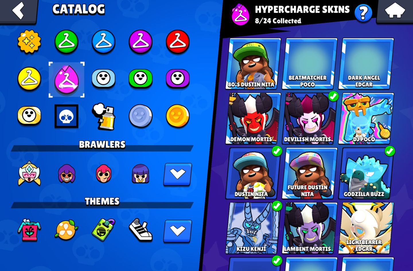 Conta Brawl Stars 103k trofeus || Todas hypercargas e 29 classe 35 legado