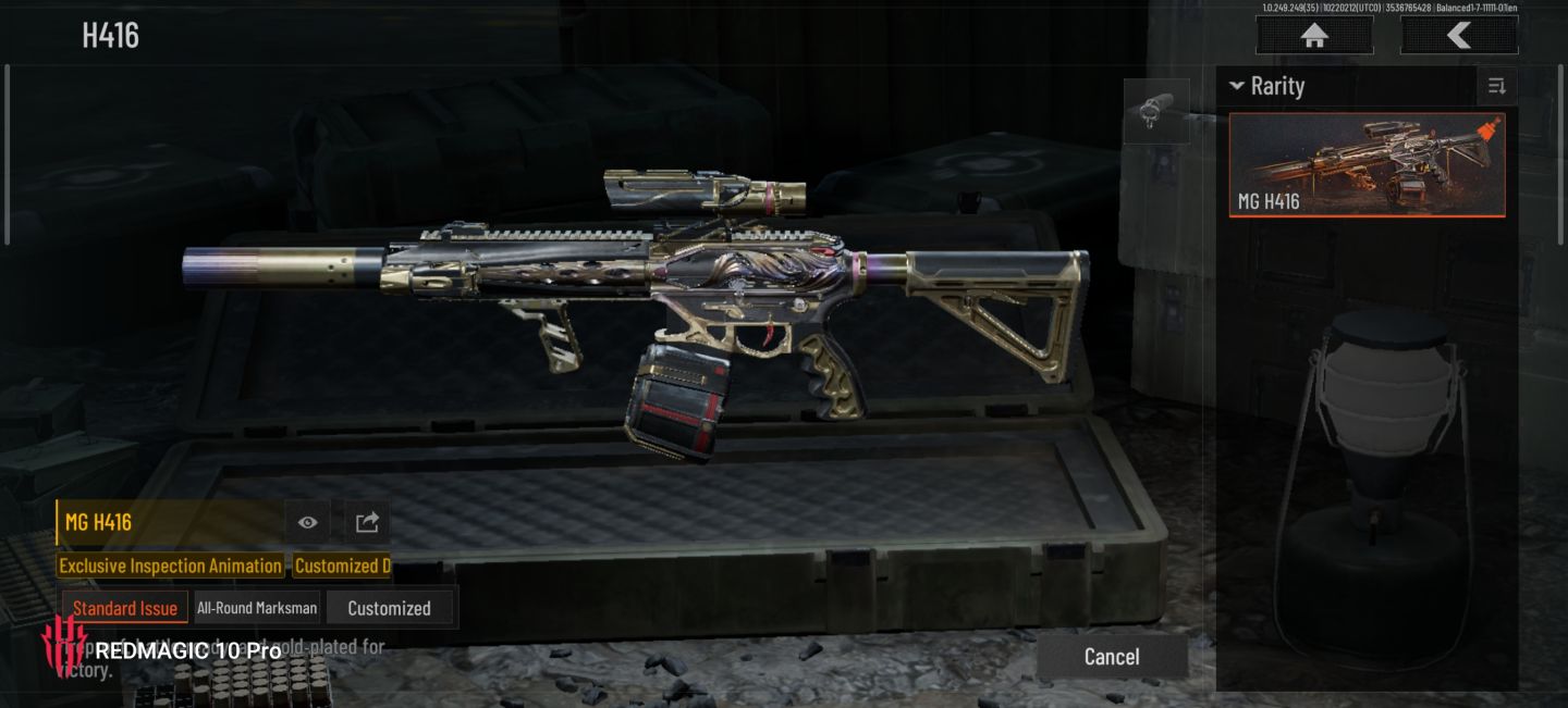 CONTA ARENA BREAKOUT MOBILE COM SKINS DE PERSONAGEM, ARMAS, T7 ETC