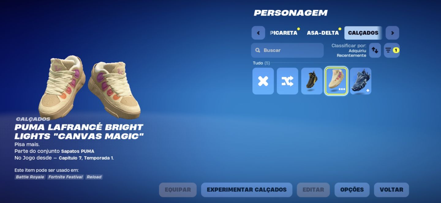 Conta Fortnite com skins exclusivas e 200 v-bucks de saldo