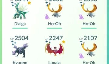 CONTA POKEMONGO LVL70 COM LENDÁRIOS SHINY