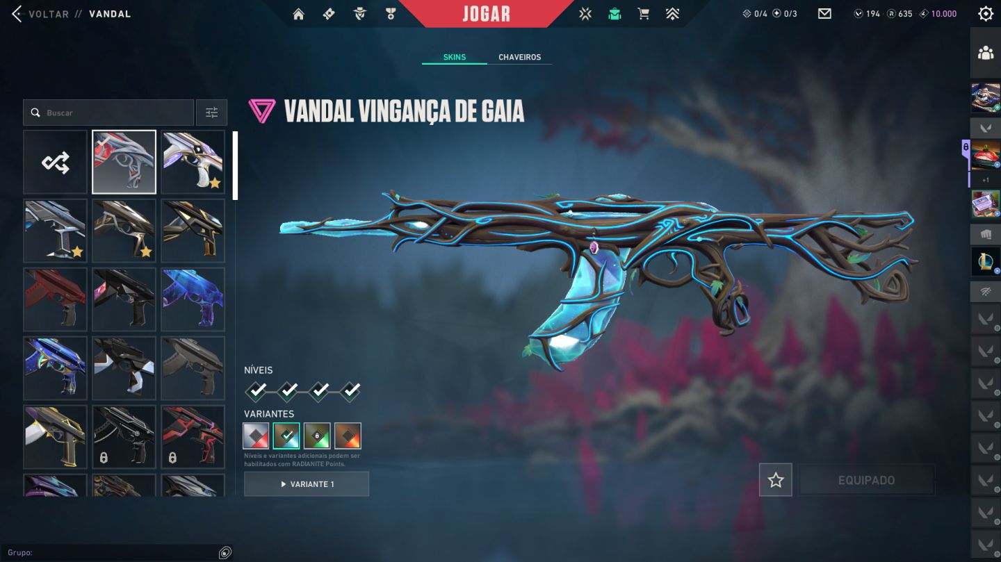 Conta Valorant com Muitas Skins,nvl 403, mais de 1500 gasto!!