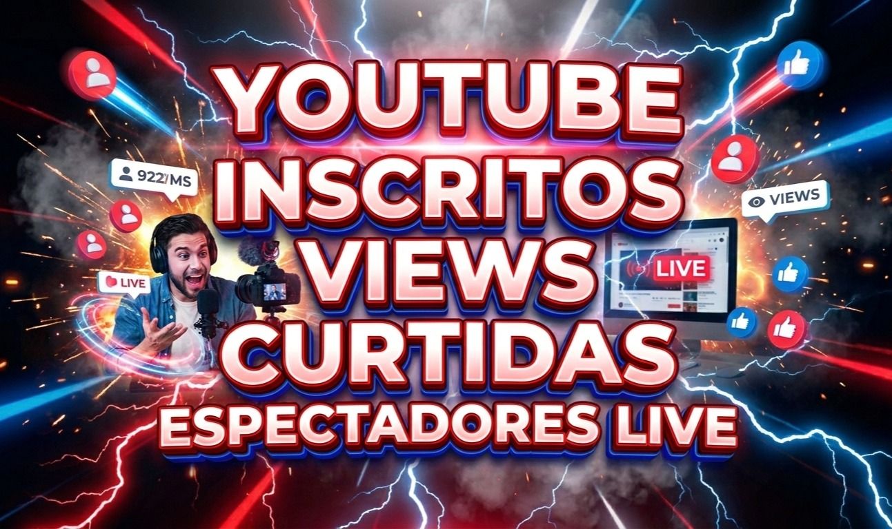 O MAIS BARATO | YouTube Inscritos, Views, Shorts, Curtidas e Lives