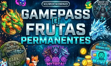 [DRAGON] GAMEPASS, FRUTAS PERMANENTES E FISICAS BLOX FRUITS - MELHORES PREÇOS