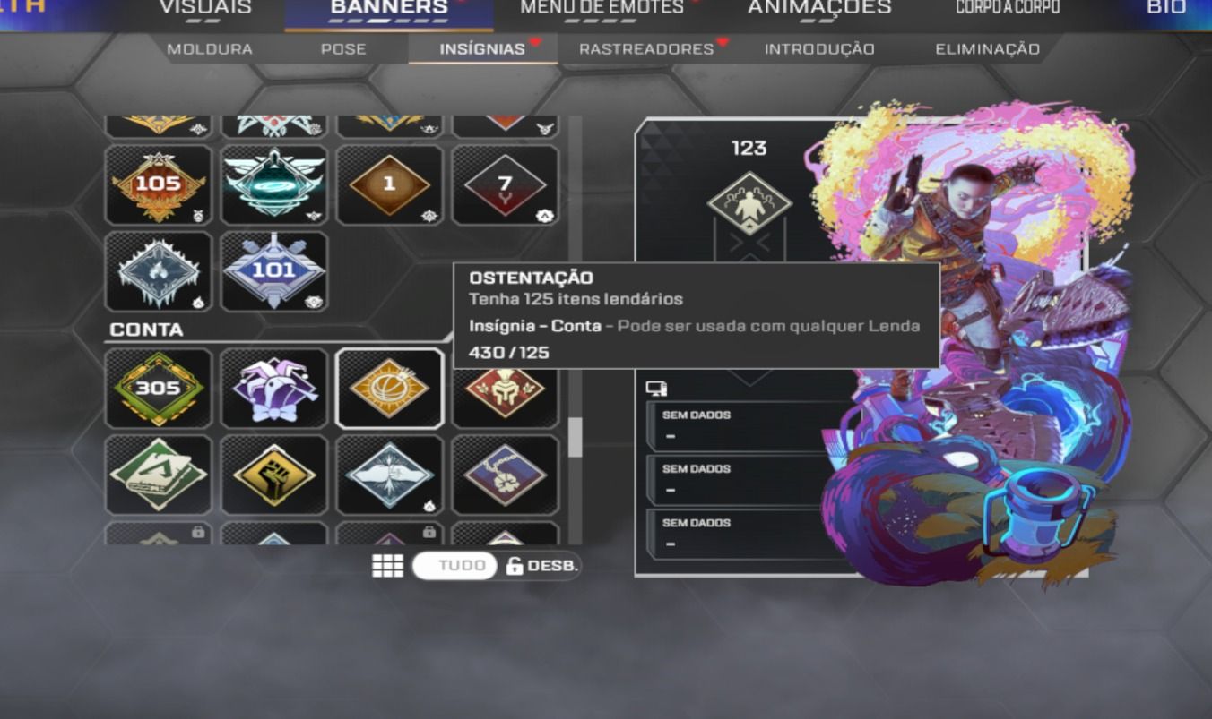 CONTA APEX LEGENDS