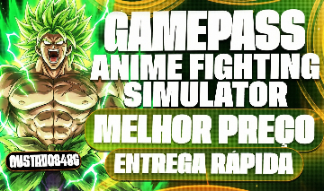 Game Pass | Anime Fighting Simulator - Entrega Rápida | Melhor Preço