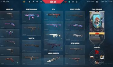 CONTA FULL ACESSO DIAMANTE COM MUITAS SKINS E CHAVEIRO DE ASC LEIA A DSC
