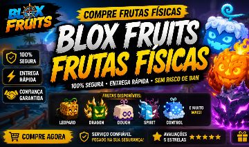 FRUTAS FISICAS BLOX FRUITS [PROMOÇÃO]