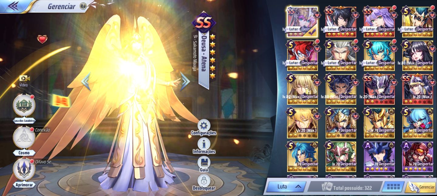 CONTA SAINT SEIYA AWAKENING