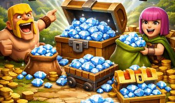 CLASH OF CLANS - VENDAS DE DIAMANTES - ENTREGA RÁPIDA E SEGURA