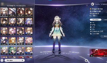 Conta Honkai Endgame com banner de personagem e cone garantido