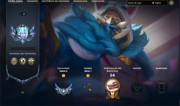 SKIN URGOT PIJAMINHA ( CONTA QUASE NO OURO ) TROCA NICK DISPONÍVEL