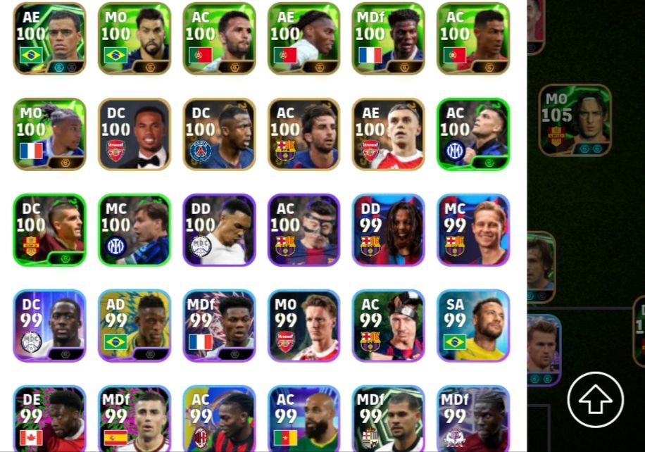 Conta efootball mobile 3200+