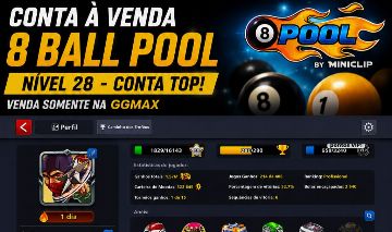 Conta de 8ball com diversas coisas