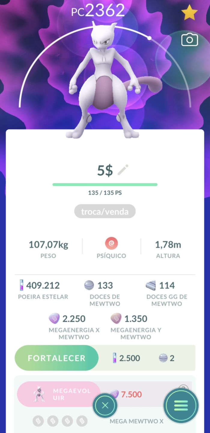 POKÉMON GO - LENDÁRIOS (MEWTWO, LUGIA, TRIO DE AVES) - ENTREGA RÁPIDA.