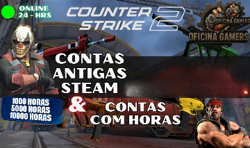 Contas Counter Strike 2 (CS2) contas Com Horas e Competitive