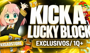 PROMOÇÃO EXCLUSIVO 1Q+ [KICK A LUCKY BLOCK/CHUTE UM BLOCO DA SORTE