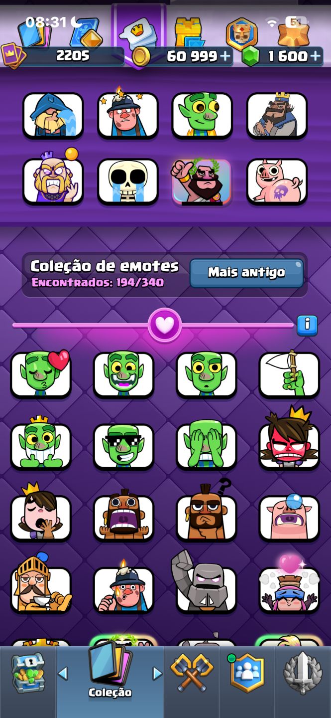 Conta de clash Royale 14K quase full