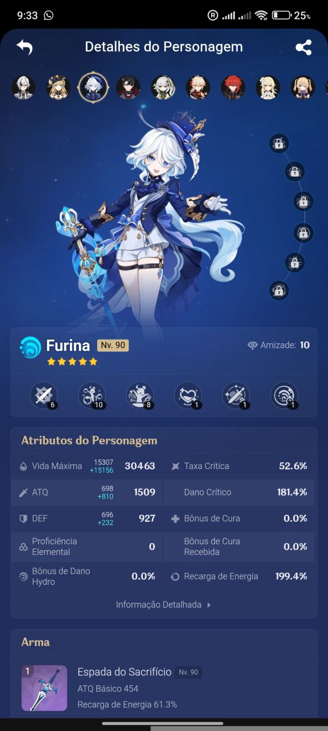 Conta com vários limitados