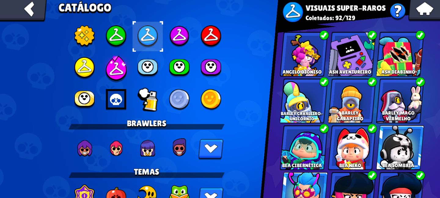 Conta Brawl Stars Completa Skins e Conteúdos Exclus