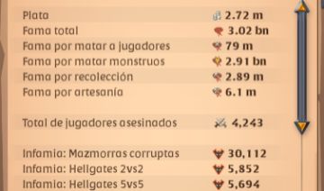 CONTA END-GAME, FULL SPECK PARA CTA & PVE 3 COLETAS T.8