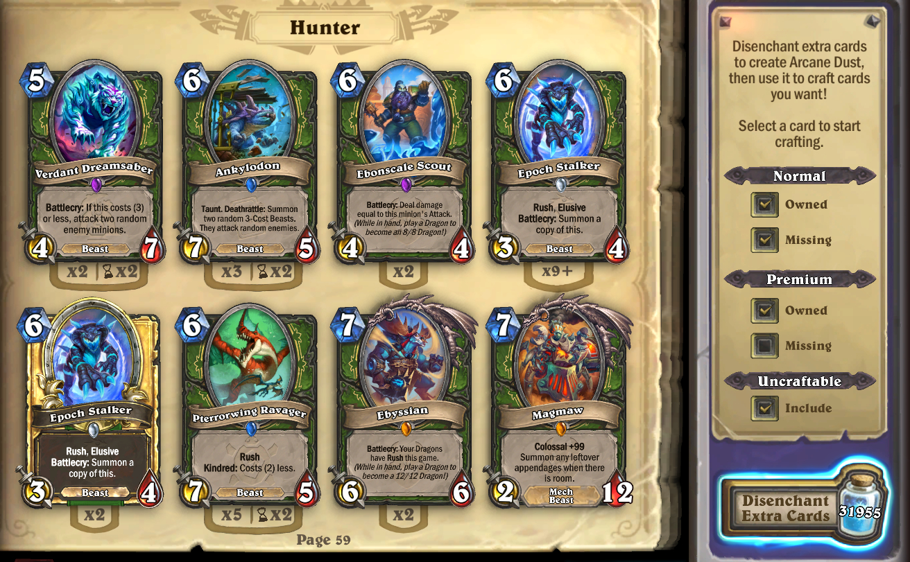 Conta Hearthstone com TODAS AS CARTAS! Todas mesmo!