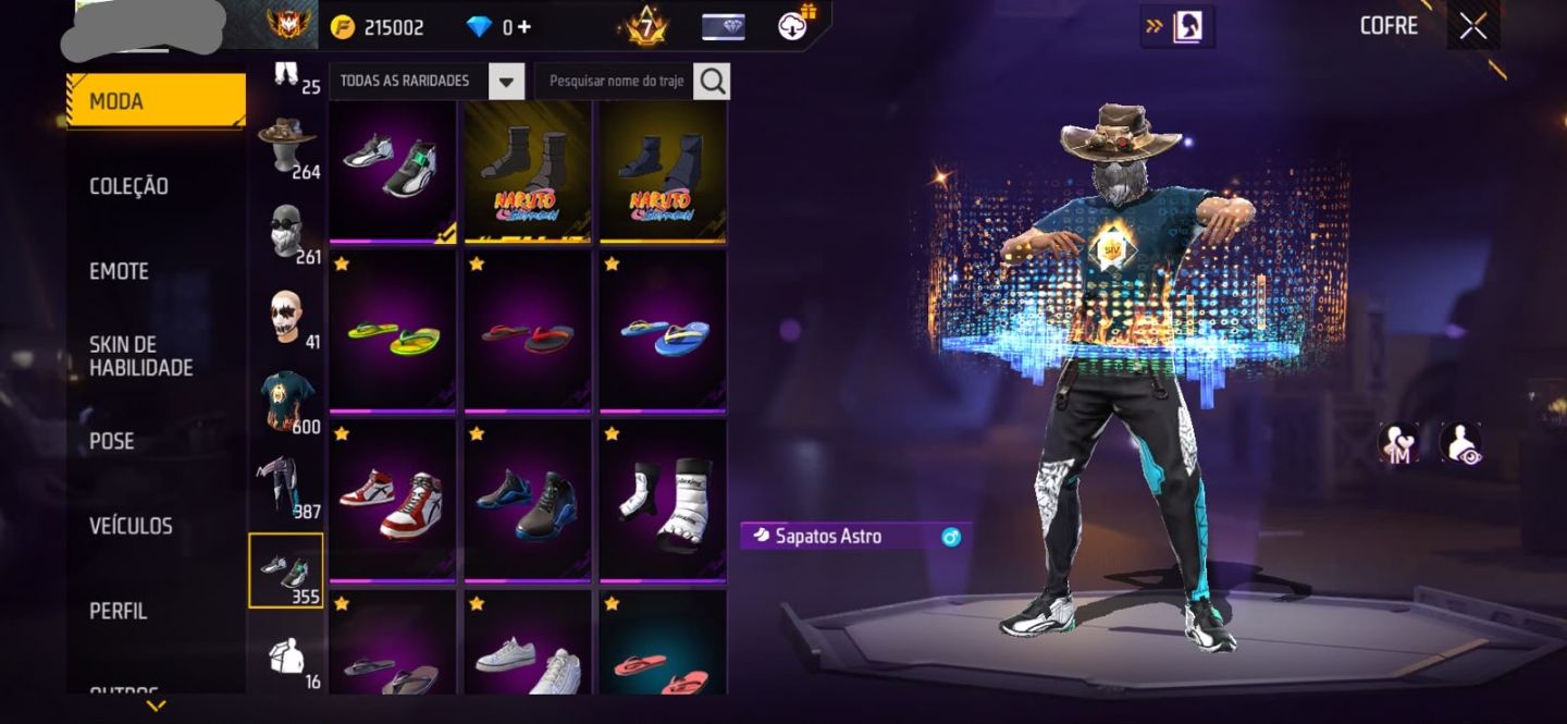 CONTA FF COM STEAMPUNK CONTA MUITO RARA COM APENAS 8 DÍGITOS