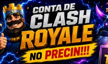 CONTA DE CLASH ROYALE NO PRECIN - ARENA 25