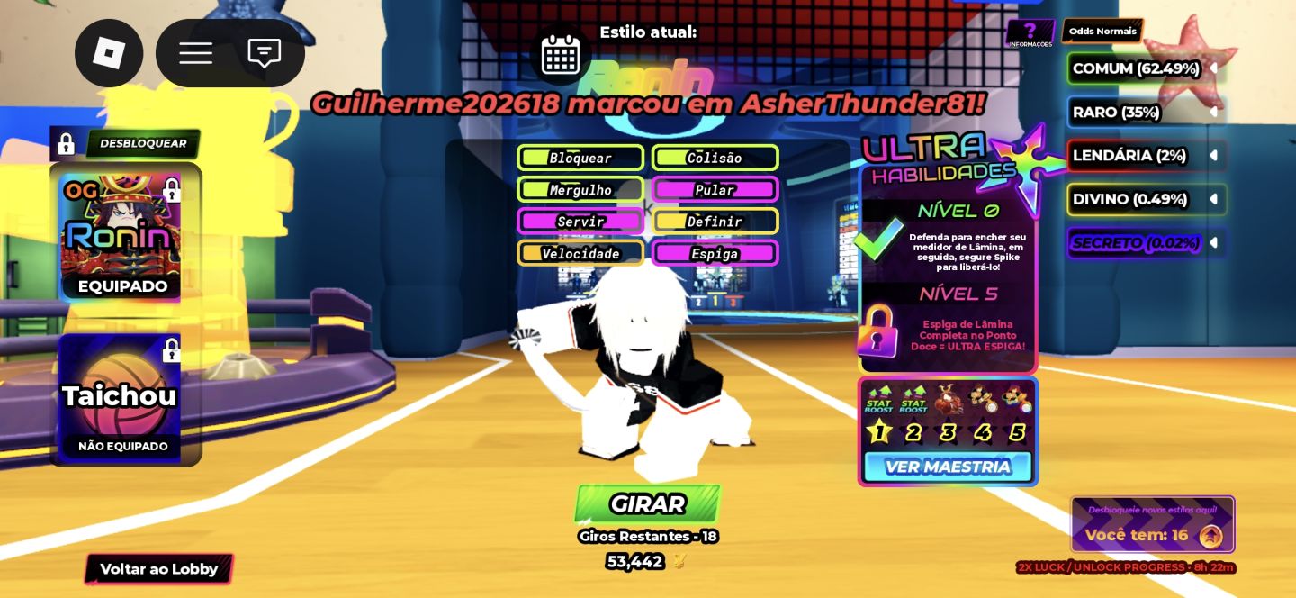 Conta de roblox 2019, com diversas gamepass em jogos, skins e acessórios no inv