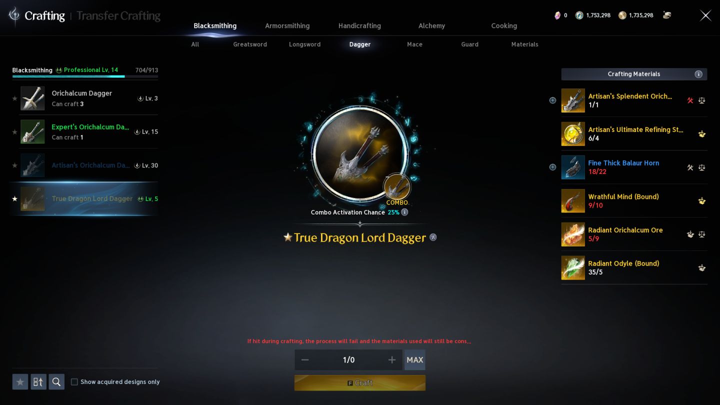 CONTA DAGGER AION2 2300GS/12OK - ELYOS - YUSTIEL