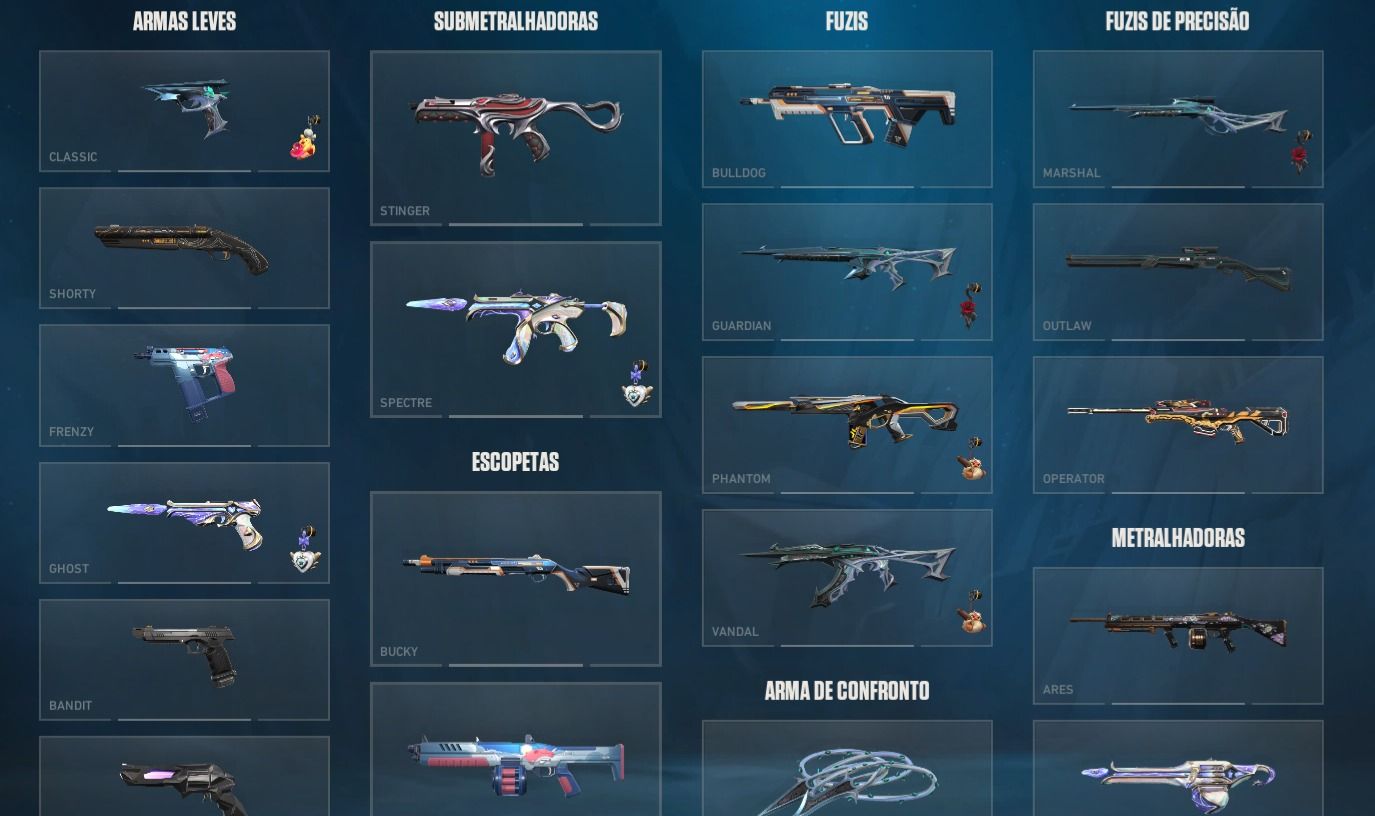 CONTA VALORANT 26 SKINS - 3 PACOTES e LEAGUE OF LEGENDS COM 156 SKINS
