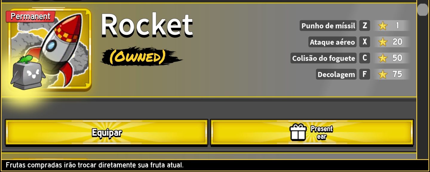 Conta com todas as Gamepass e 10 fruitas perm | Dragon, kitsune, portal etc...