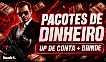 GTA 5 ONLINE - PACOTES DE DINHEIRO + UP DE CONTA + BRINDES