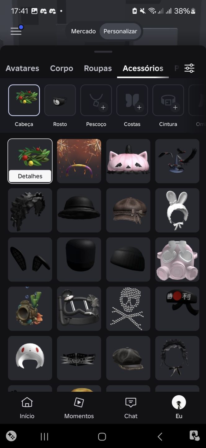 Conta de Roblox