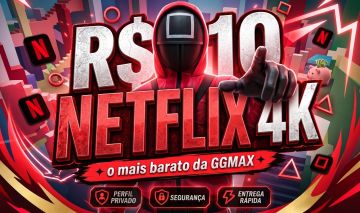 NETFLIX 4K ULTRA HD | TELA PRIVADA COM PIN | 30 DIAS | ENTREGA AUTOMÁTICA