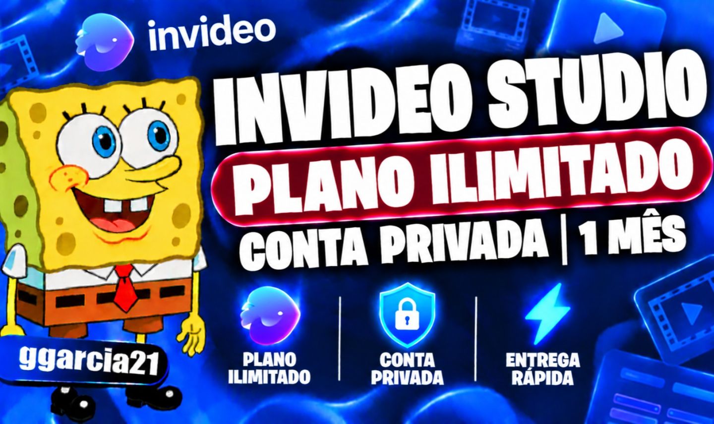 InVideo Studio Plano Ilimitado Conta Privada -1 Mês | Entrega Rapida