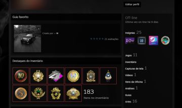 CONTA CS2 MAIN COM 25K 4 e 5 , LEVEL 22 STEAM (12 MEDALHAS) PERMA GREEN
