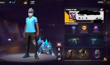 CONTA FREE FIRE BOA PARA AP + SKINS RARAS