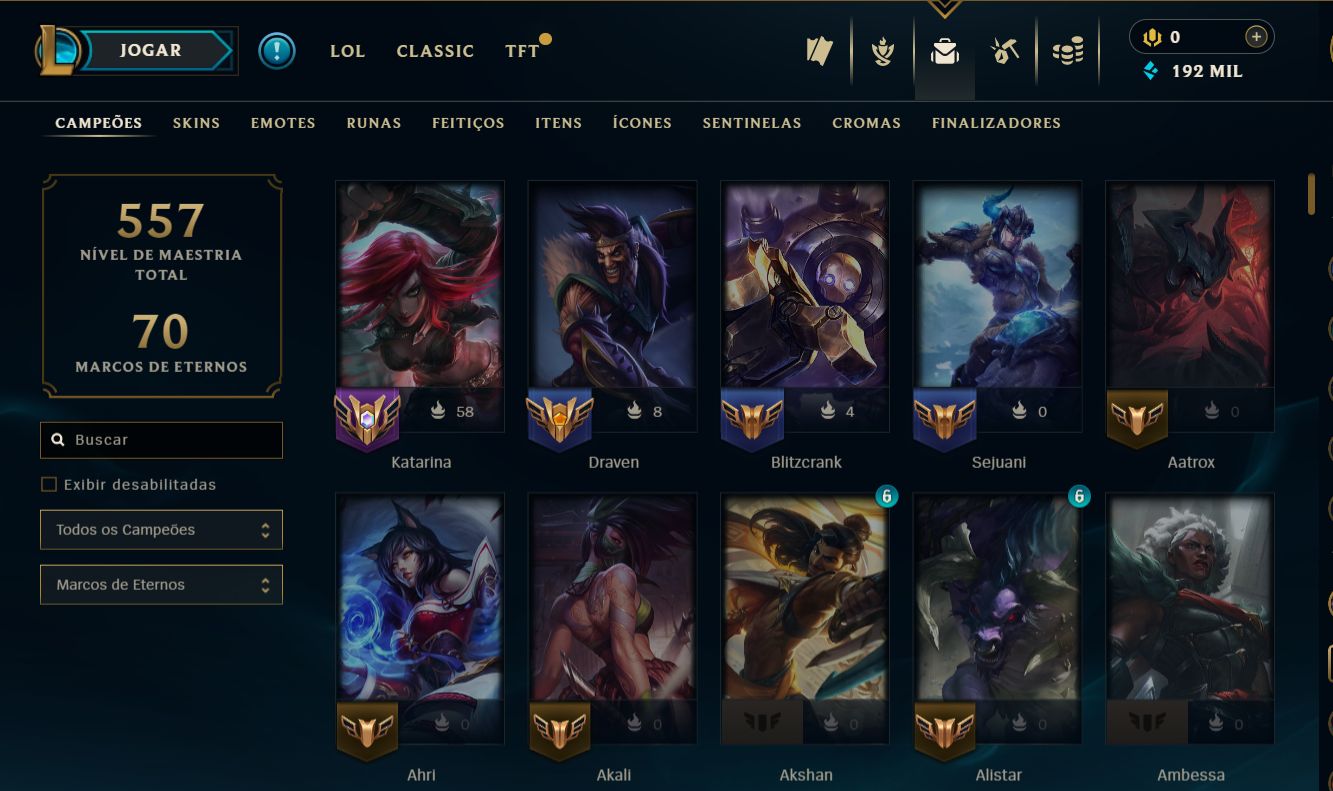 Conta antiga lvl 248