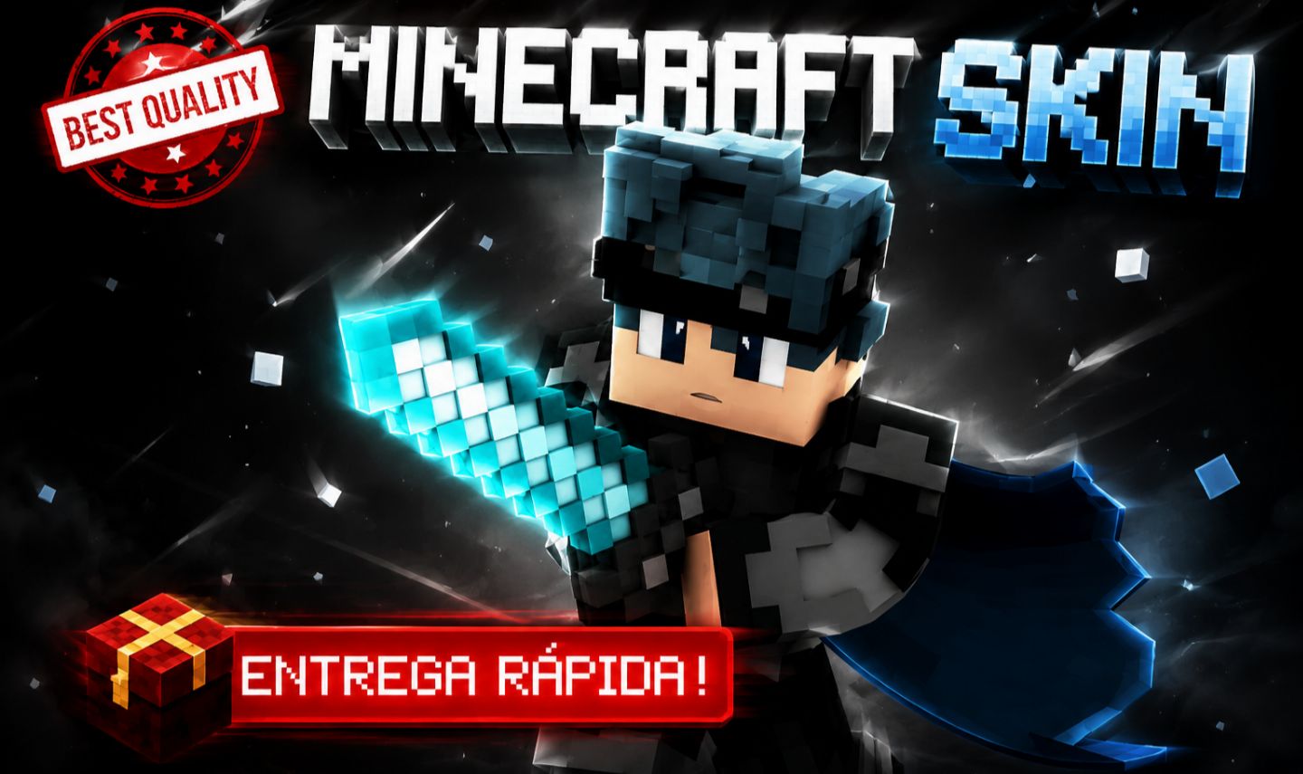 CRIO E MODIFICO SKINS PARA MINECRAFT [ MELHOR CUSTO BENEFÍCIO DA GGMAX ]