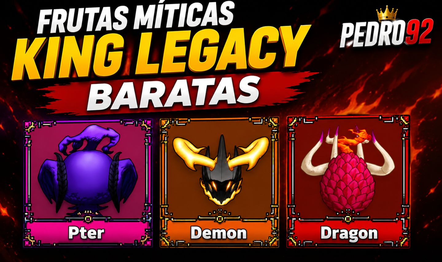 FRUTAS FISICAS NO KING LEGACY BARATAS