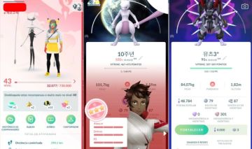 CONTA POKEMON GO LEVEL 43 | 80 LENDARIO | 21 BRILHANTE | 15 MEWTWO DE ARMADURA