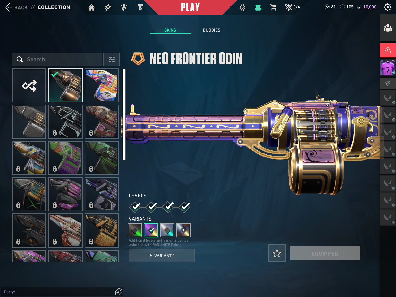 CONTA VALORANT 900 GASTOS, COM MUITAS SKINS BOAS