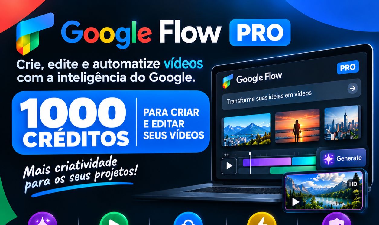 Gemini 3.1 PRO + 5Tb + Veo 3.1 + Flow + Omni Flash 1000 Créditos + Antigravity
