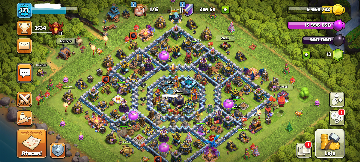 Conta cv 13 quase full Clash of Clans GGMAX