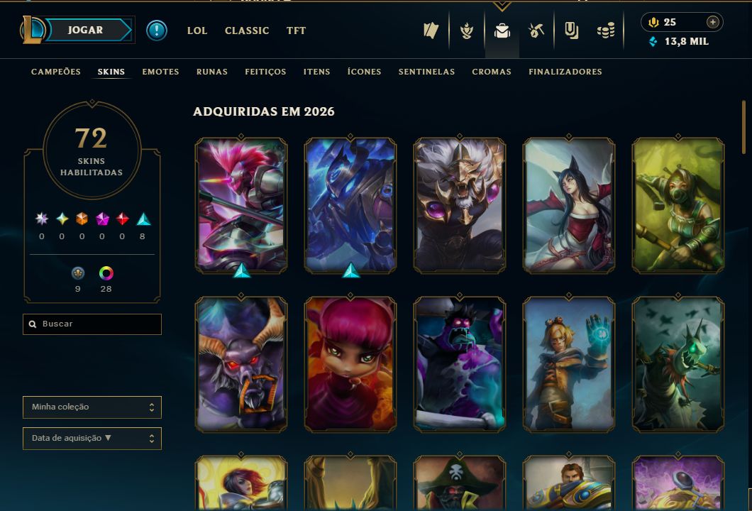 CONTA LOL ESMERALDA IV
